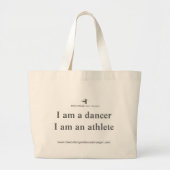 Dance Longer Dance Stronger canvas tas (Voorkant)