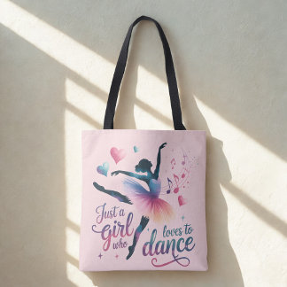 Dance Lover Pink Shoulder Tote Draagtas
