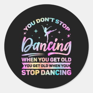 Dance Lover Shirt voor Dansers Uni Black Small V-n Ronde Sticker