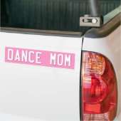 Dance Ma Bumpersticker License Bord Roze (Op Truck)