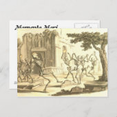 Dance Macabre Momento Mori Briefkaart (Voorkant / Achterkant)