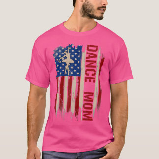Dance Mam American Usa Flag Dancerdanans T-shirt