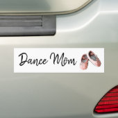 Dance mam Ballet Slippers bumper sticker (Op auto)