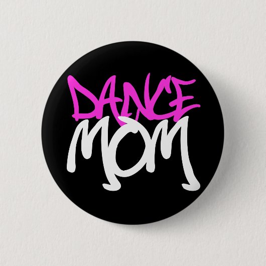 Dance mama ronde button 5,7 cm (Voorkant)