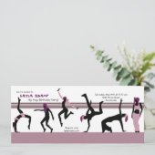 Dance Moves Uitnodiging (Staand voorkant)