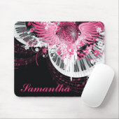 Dance Music Disco Ball Piano Gepersonaliseerde Mou Muismat (Met muis)