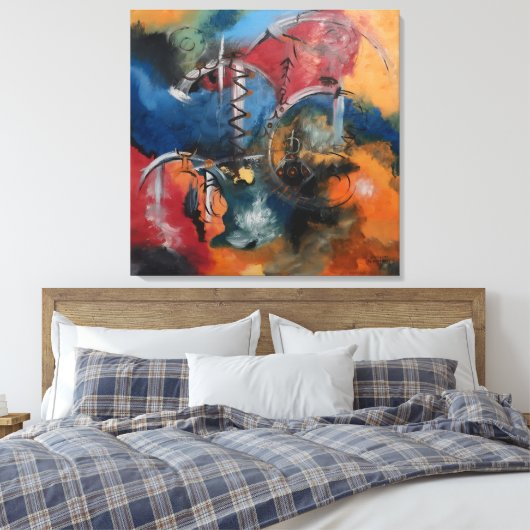 Dance of the Elements Canvas Afdruk (Insitu (Slaapkamer))