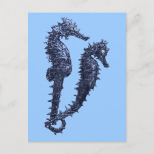 Dance of the Seapaarden (Blue) Briefkaart