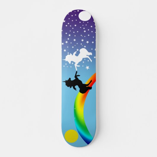 "Dance of the unicorns" Skateboard (Voorkant)