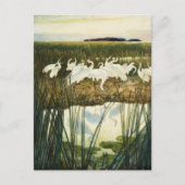 Dance of the Whooping Cranes van N.C. Wyeth Feestdagenkaart (Voorkant)