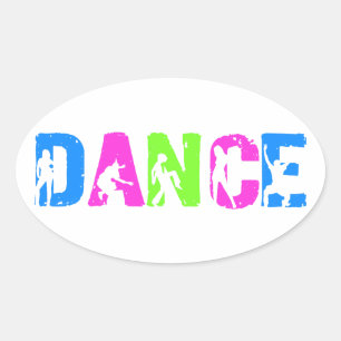 DANCE OVALE STICKER