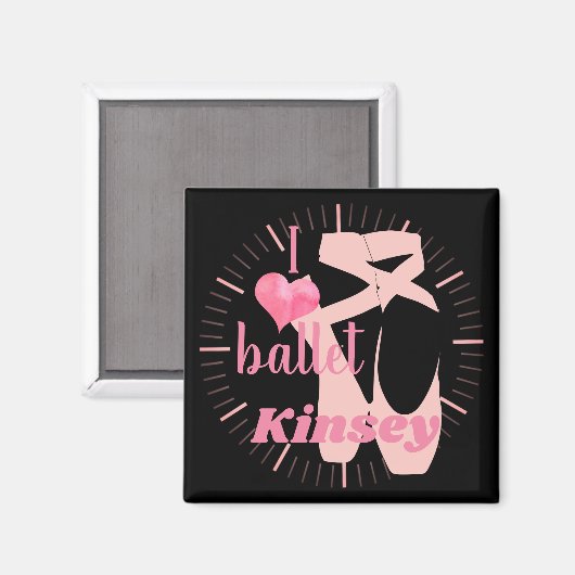 Dance Overweging Ballet Magneet (Voorkant / Achterkant)
