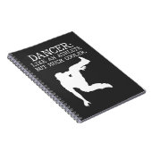 Dance Overweging Dancer Afstuderen Cool Dancing Bo Notitieboek (Rechterzijde)