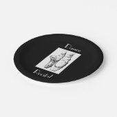 Dance Overweging Paper Borden Papieren Bordje (Gekanteld)