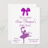 Dance Overweging Uitnodiging (Voorkant / Achterkant)