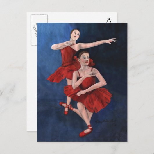 Dance Overweging Uitnodiging (Voorkant / Achterkant)