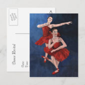 Dance Overweging Uitnodiging Briefkaart (Voorkant / Achterkant)