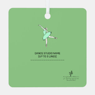 Dance Parent Reminder Sheep Sage Metalen Ornament