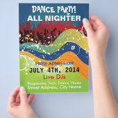 Dance Party All Nighter Flyer (Hand)