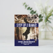 Dance Party Bar Mitswa Bewaar de datum Aankondigingskaart (Staand voorkant)