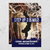 Dance Party Bar Mitzvah Invitation (Devant / Derrière)