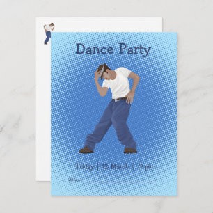 Dance Party Personalized Design Kaart