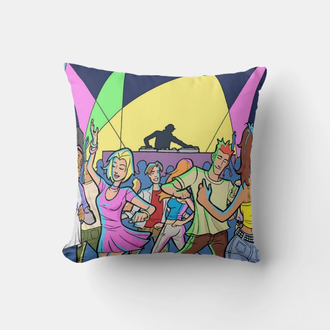 Dance Party Pillow Kussen (Voorkant)