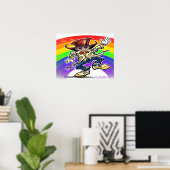 Dance Party Poster (Thuiskantoor)