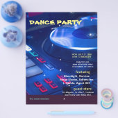 DANCE PARTY ,POSTER,FLYER FLYER (Enkel)
