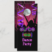 Dance Party Spiegel Ball Disco 2 Kaart (Voorkant / Achterkant)