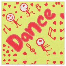 Dance patroon geel