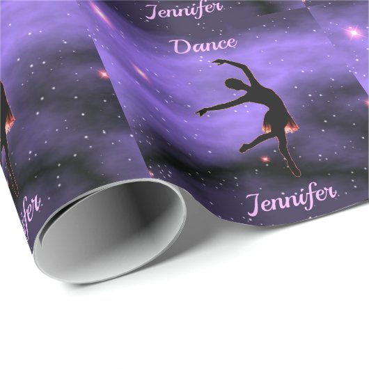 Dance Pink & Paars Cadeaupapier (Rol Hoek)
