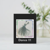 Dance Postcard Briefkaart (Staand voorkant)