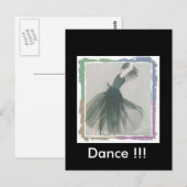 Dance Postcard Briefkaart (Voorkant / Achterkant)