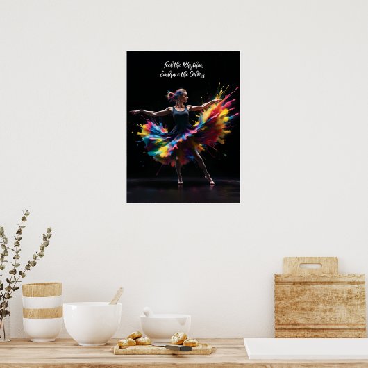 Dance Poster Print, Value Poster papier (mat) (Keuken)