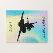 DANCE QUEEN RAINBOW PUZZLE AVEC NOM PERSONNALISÉ! (Horizontal)