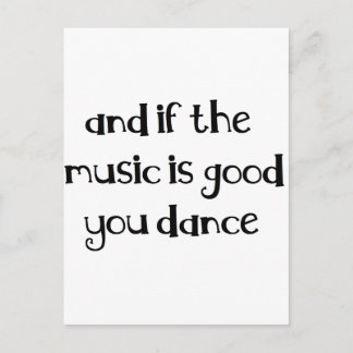 Dance quote briefkaart