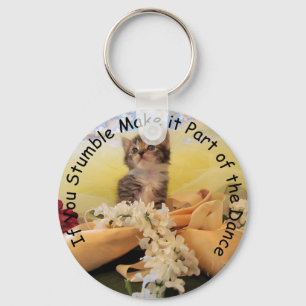 Dance Quote - Kate the Ballerina - Kitten / Cat Sleutelhanger
