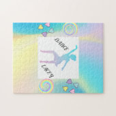 DANCE RAINBOW PUZLE MET DOUANNAAM! LEGPUZZEL (Horizontaal)