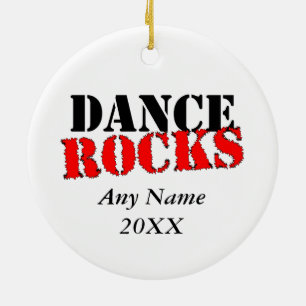 Dance Rocks Keramisch Ornament