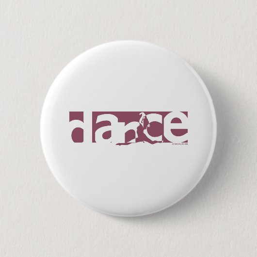 Dance Ronde Button 5,7 Cm (Voorkant)