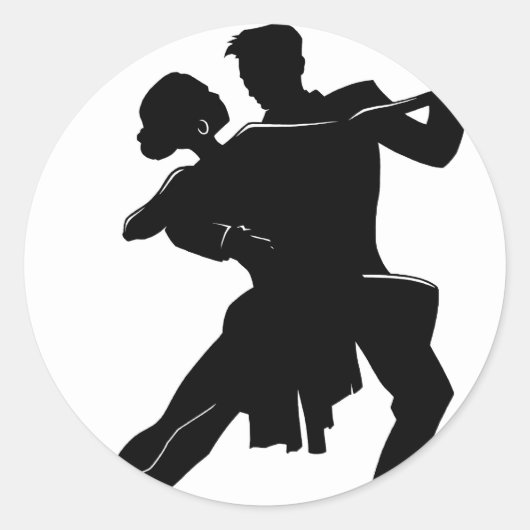 Dance Ronde Sticker (Voorkant)