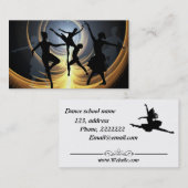 Dance school visitekaartje (Voorkant / Achterkant)