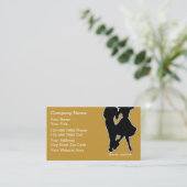 Dance School Visitekaartjes (Staand voorkant)