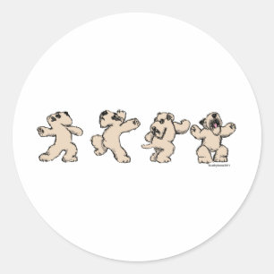 Dance SCWT Ronde Sticker