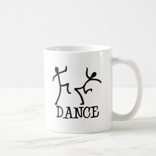 Dance Stick Figures Koffiemok (Rechts)