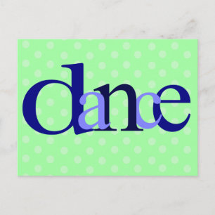 Dance Stippen Briefkaart
