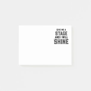 Dance Student Theater Gift geeft me een podium Post-it® Notes