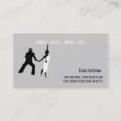 Dance Studio, Instructor, Dancer, Visitekaartje (Achterkant)