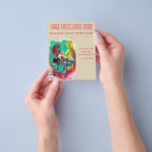 Dance studio's dansen flyer (Hand)